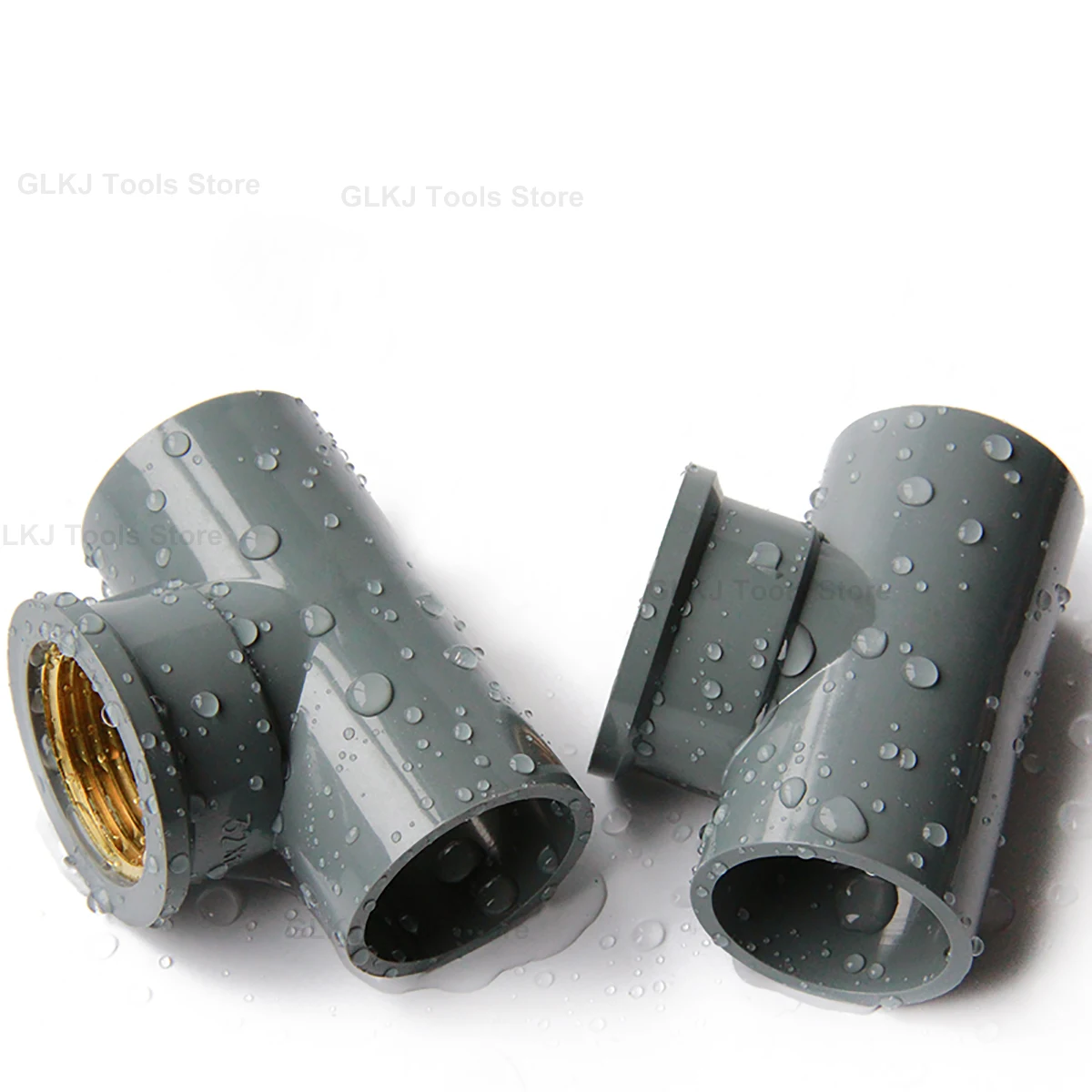 1/2 "3/4" 1 "filetto femmina in ottone a 20 25 32mm connettore a 3 vie in PVC connettore per irrigazione da giardino adattatore per tubo per acquario