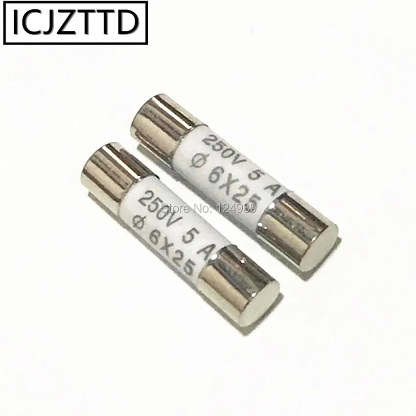 RO57 fuse BS1362 6*25mm 0.5A 1A 2A 3A 5A 6A 7A 8A 10A 15A 20A 25A 250V  ceramic fuse 6*25 Ceramic insurance tube 6x25MM 6mmx25mm