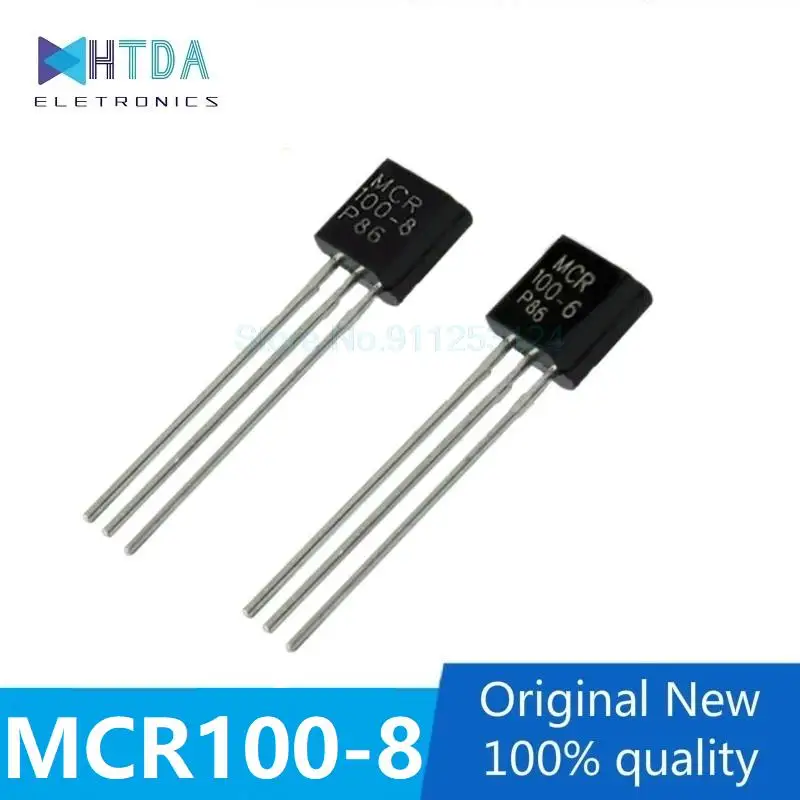 100 MCR100-8 TO92 disponibile