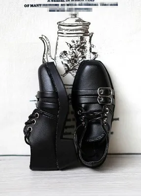 BJD doll shoes are suitable for 1 / 3 Uncle size fashion buckle retro shoes new suit shoes black brown classic two colors