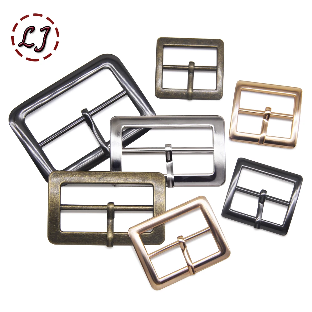 New 10pcs/lot 20mm/25mm/30mm/35mm/40mm silver bronze gold Square metal shoes bag Belt Buckles decoration DIY Accessory Sewing