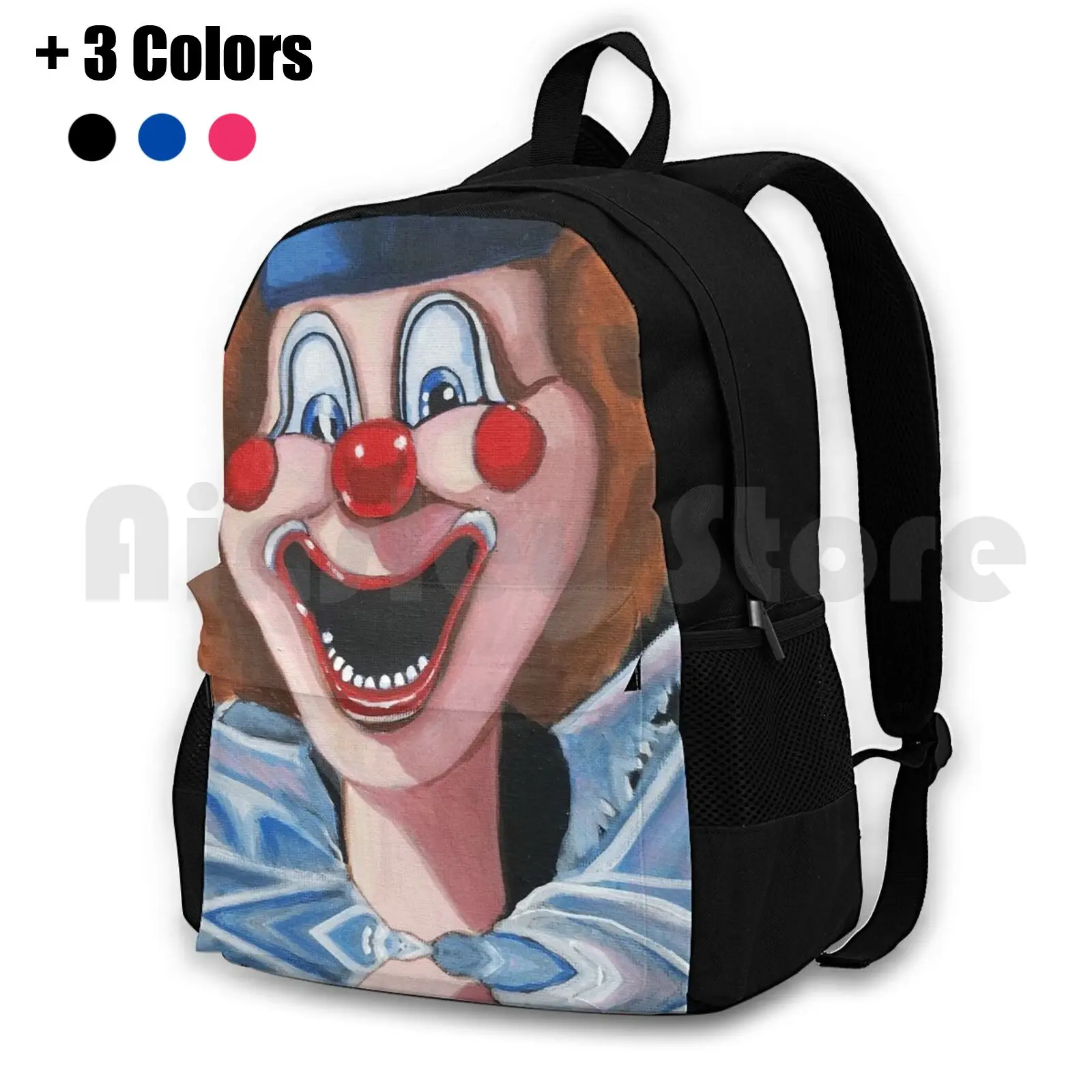 Poltergeist Clown Doll , Scary , Ghost , Horror Outdoor Hiking Backpack Riding Climbing Sports Bag Poltergeist Horror Clown