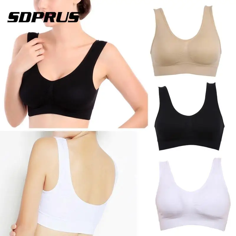 2023 Sexy Bra Top Women Fitness Seamless Bra Padded Dry Quick Push Up Natural Color Breathable Support seamless Bra Nylon