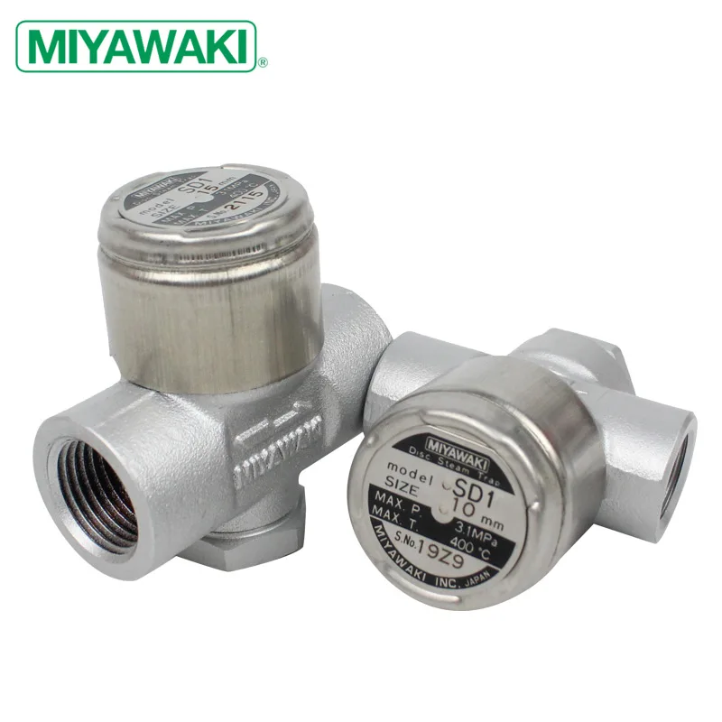 Wholesale MIYAWAKI Steam Traps SD1 Thermodynamic Disc Trap screwed rc stainless steel SUS420J2 max.operating pressure3.1MPa