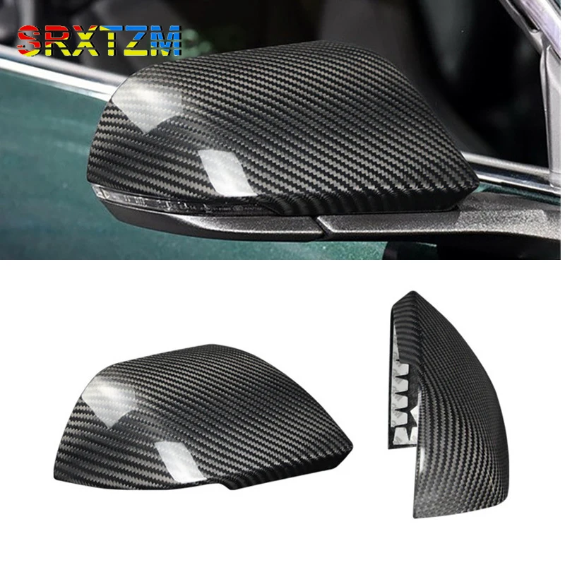 For The USA Version Carbon Fiber Side Rearview Mirror Cover For Ford Mustang 2015 2016 2017 2018 2019 2020