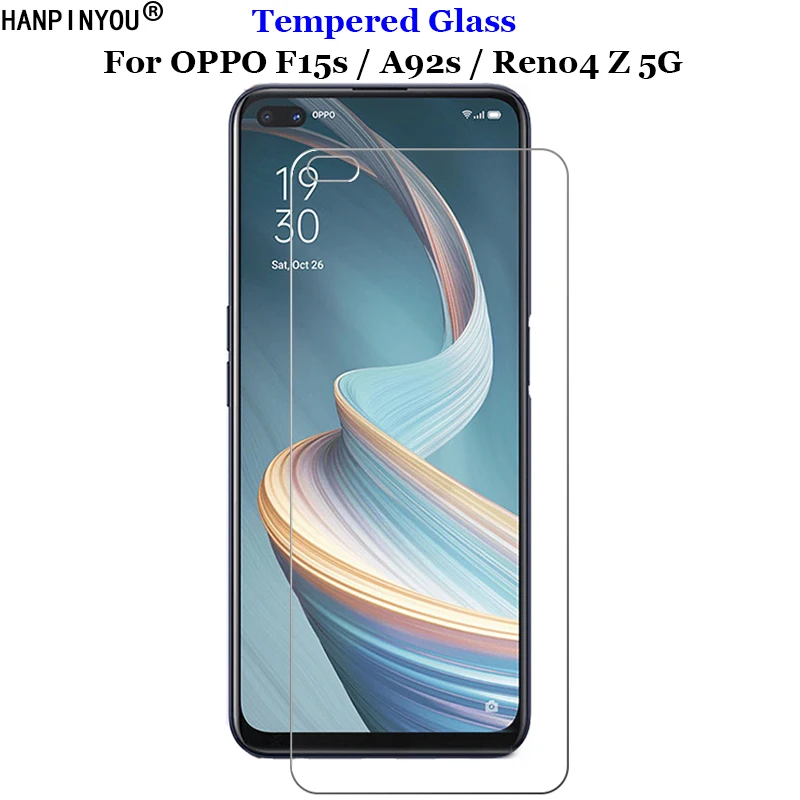 

For OPPO A92s / F15s / Reno4 Reno 4 Z 5G 6.57" Tempered Glass 9H 2.5D Premium Screen Protector Protection Film