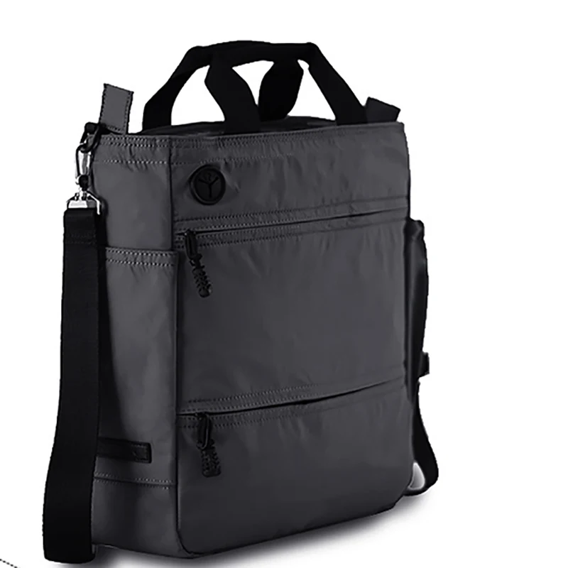 Imagem -02 - Bolsa de Ombro Masculina Casual Grande Capacidade Portátil Maleta Vertical Masculino Bolsa do Mensageiro à Prova Impermeável Água Oxford Multi-função Bolsa Quente