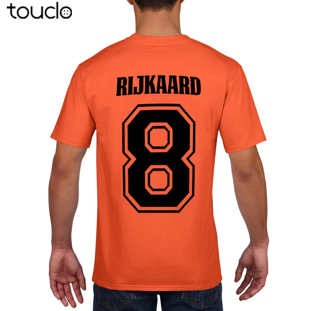 Retro Netherlands Footballer Shirt Men Boys Holland Cruyff Gullit Basten Fashion Men Short Sleeve T Shirt Funny Shirts