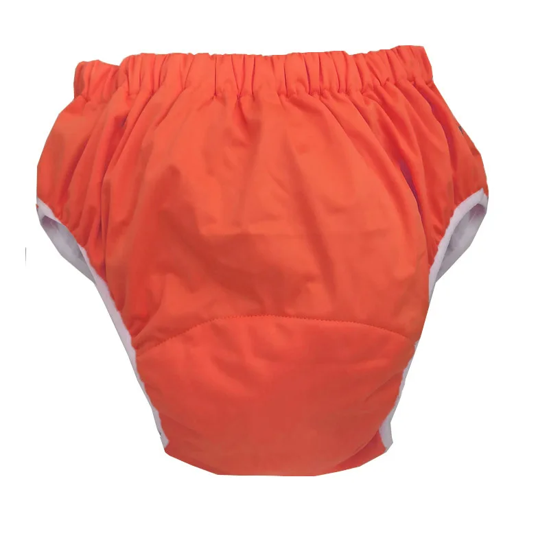 Cubierta de pañal de tela impermeable para niños y adultos, pantalones de pañales para adultos, 4 colores a elegir, XS S M L