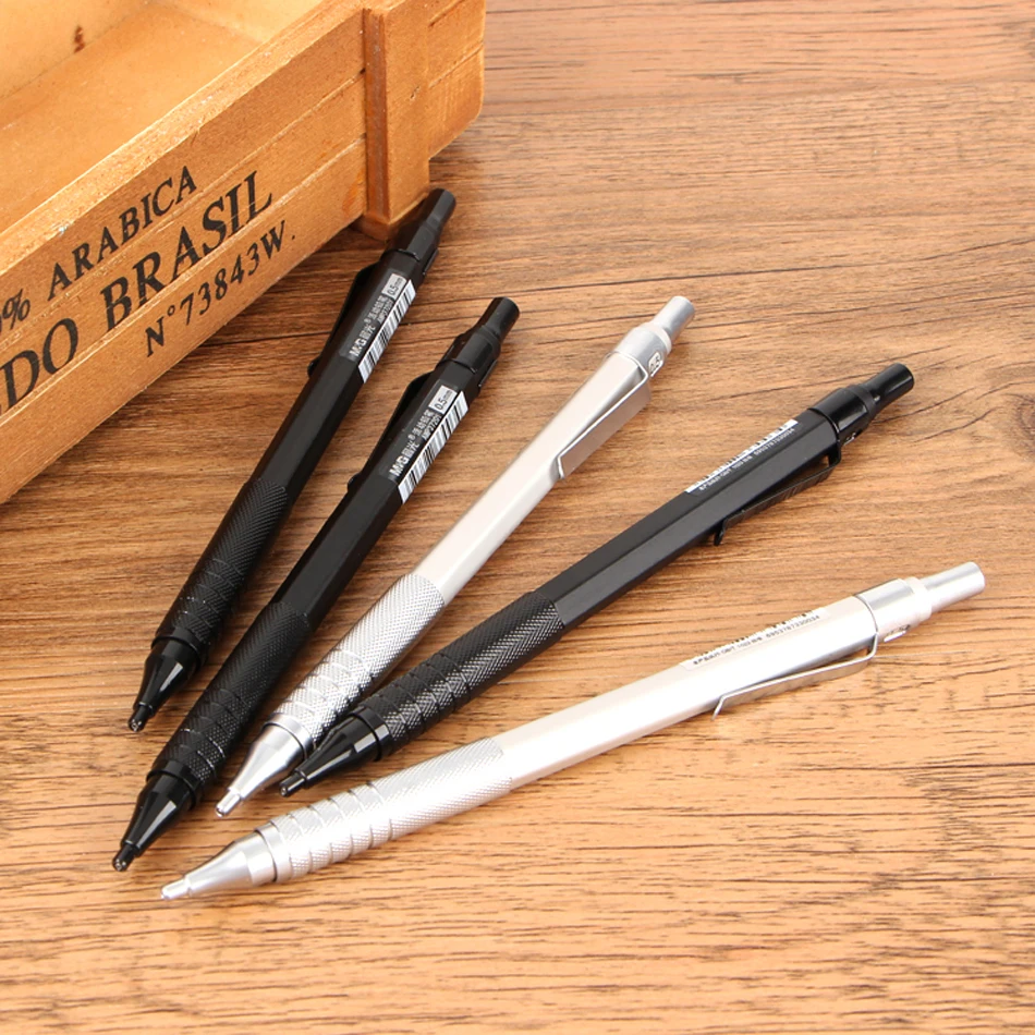 1pcs/lot Cute Mechanical Pencil Lapiz 0.5mm Mechanical Pencils Metal Shell Office & School Stationery Writing Supplies