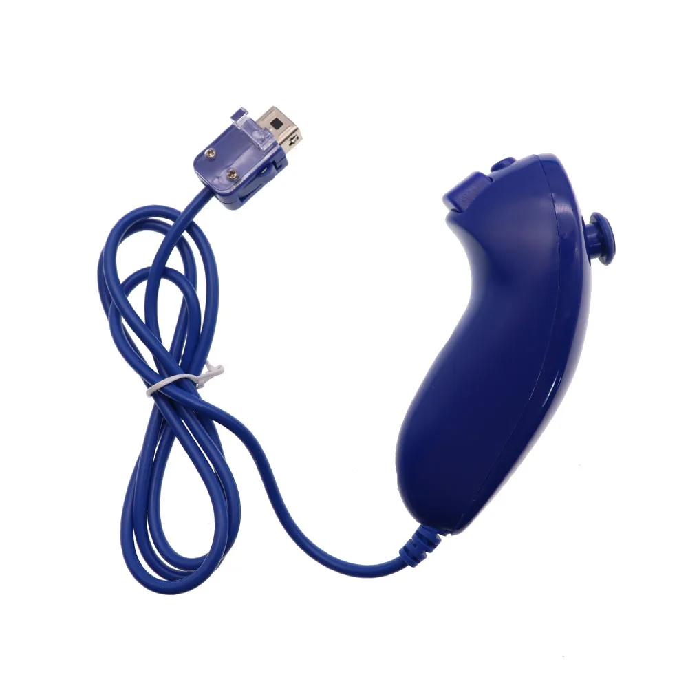 Imagem -05 - Nunchuk Nunchuk Controlador Remoto para Nintendo Wii Preto Nunchunk Usb Porta Cores