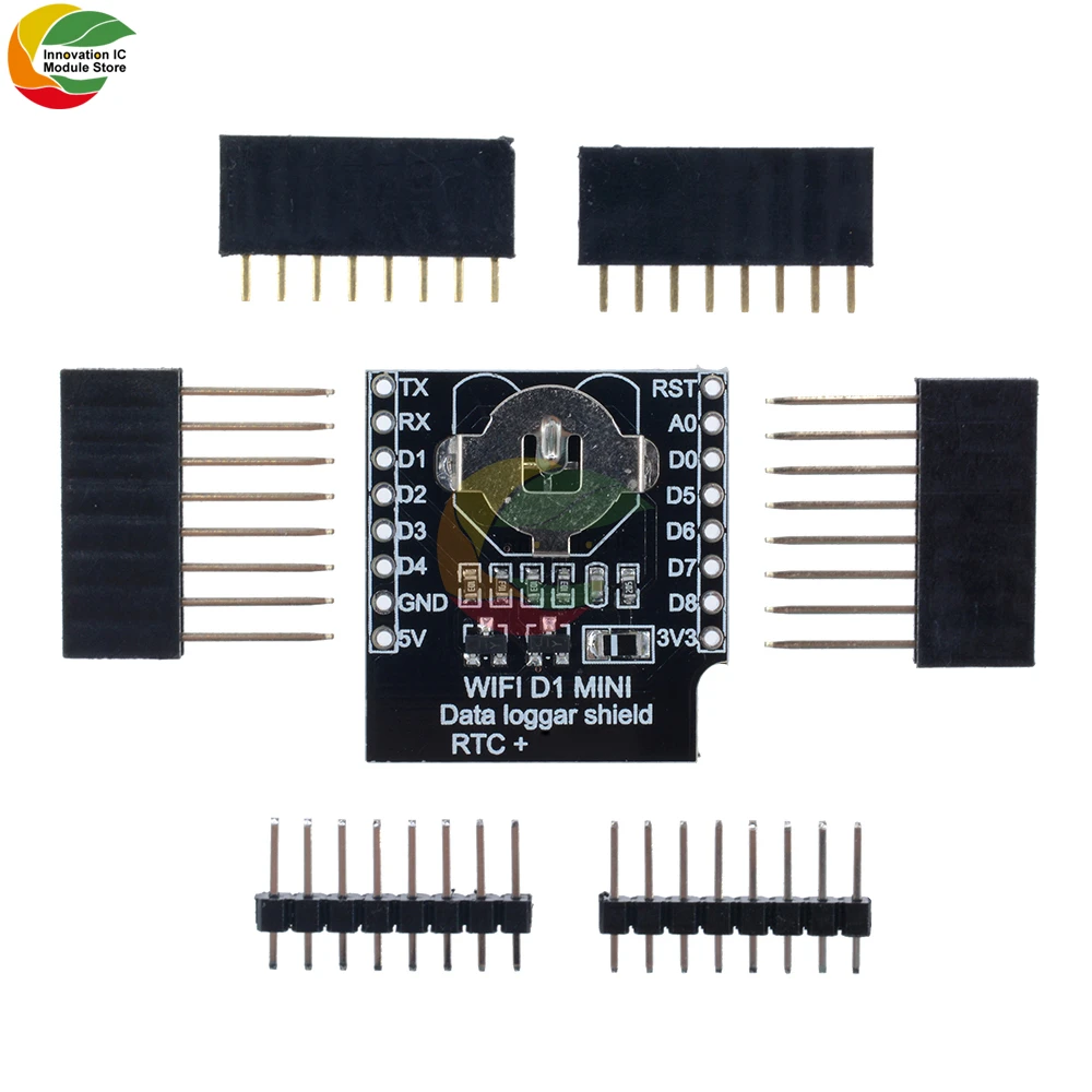 RTC DS1307 Clock Micro Micro SD For Wemos D1 Mini Data Logging Expansion Board DS1307 Clock Module