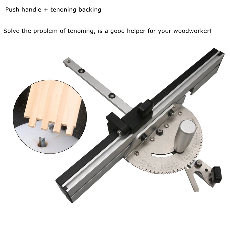 Houtbewerking En Flip Stopper Verbeterde Hek Mijter Gauge Set Tafel Zag Router Hoek Mijter Gauge Gids 450Mm