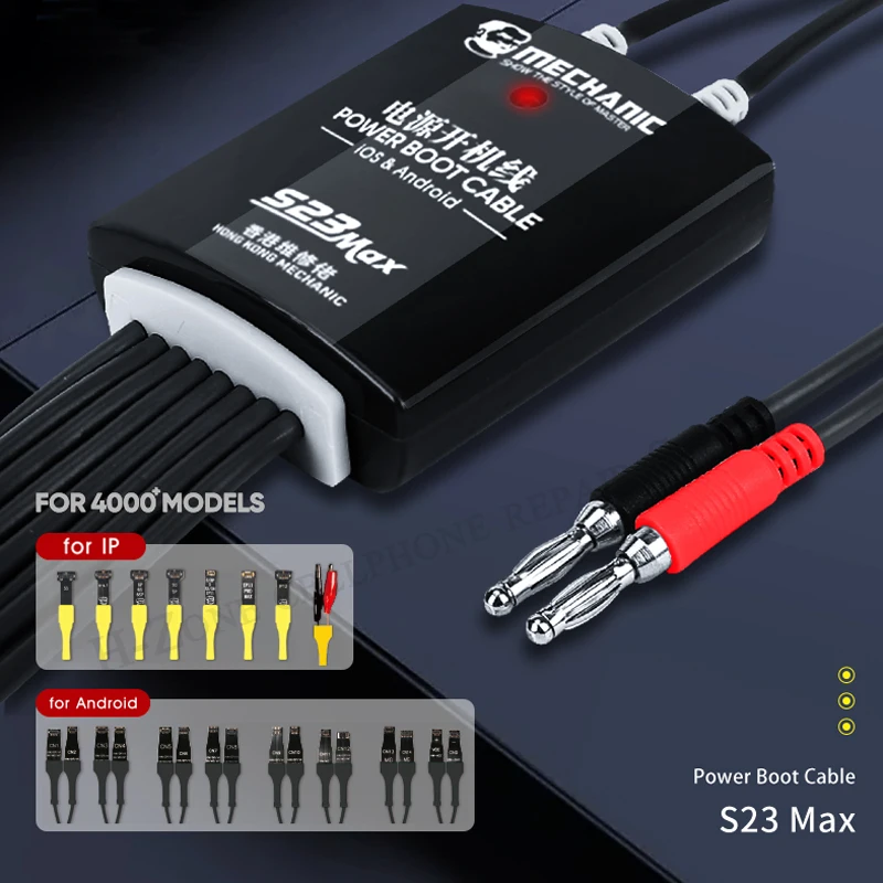Кабель механической загрузки S23 Max для iPhone 5S -12pro max для Huawei Samsung Xiaomi vivo Android с поддержкой 4000 + моделей мобильных телефонов