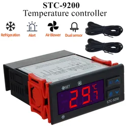 STC-9200 regolatore di temperatura termostato digitale Micromputer regolatore refrigerazione sbrinamento termoregolatore con allarme ventola