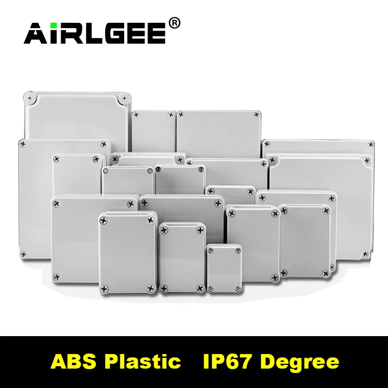 AG Series High-end Quality IP67 Waterproof DIY Electrical  Junction Box ABS plastic RoHS Enclosure Case Outdoor Distribution box