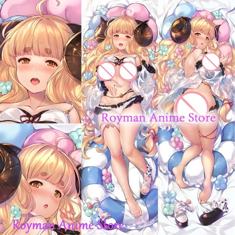 

Dakimakura Anime GBF Anila Draph Race Granblue Fantasy Double Sided Print Life-size Body Pillow Cover