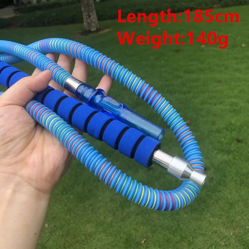 185CM Colourful Hookah Shisha Silicone Hose Sponge Handle Aluminium Alloy&Plastic Narguile Chicha Water Smoking Accessories