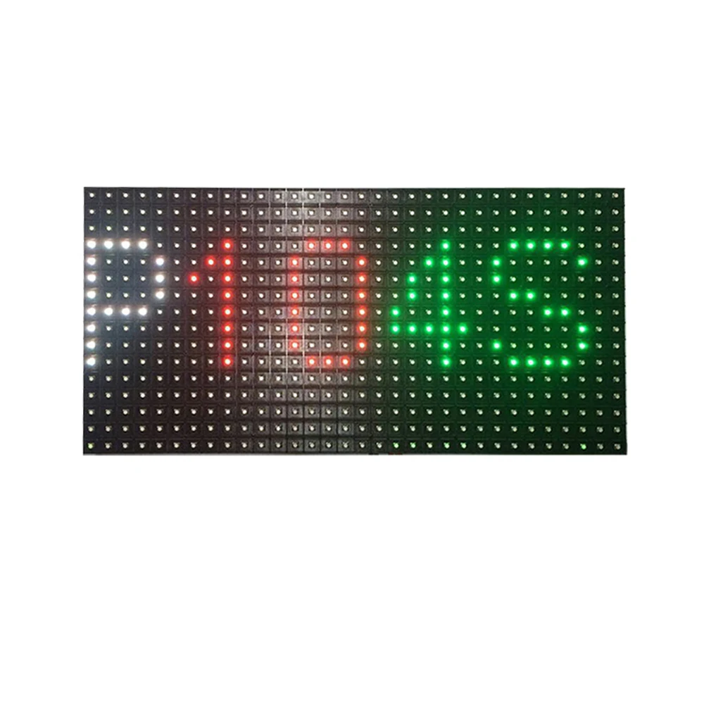200 pçs/lote P10 SMD3528 Interior RGB Full Color LED Tela 320x160mm / 32x16Pixels 1/4Scan Painel/Módulos de Parede de Vídeo LED