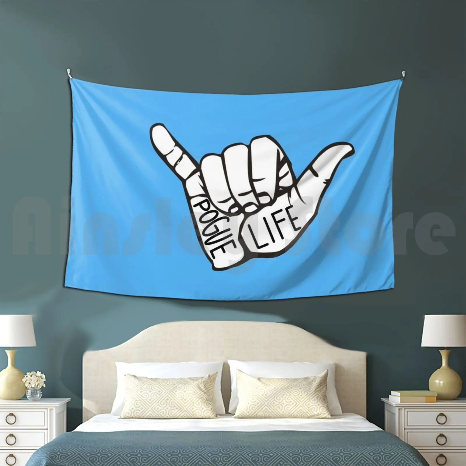 

Pogue Life Hand Customized Tapestry Pogue Pogue Life Pogue Life Hang Loose Hang Loose Outer Banks
