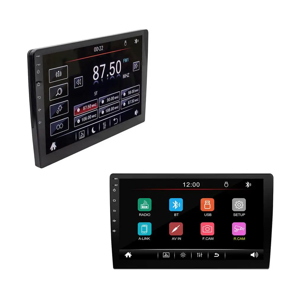 

9/10 Inch 2 DIN Touch Screen Stereo FM/AM Radio Bluetooth MP5 Player Auto CarPlay With Camera Support Reversing Assist Function