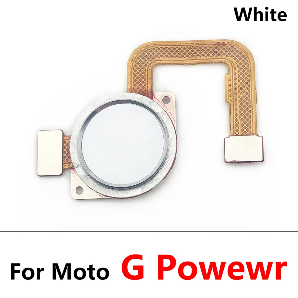 Tested Home Button FingerPrint Touch ID Sensor Scanner Flex Cable Ribbon For Moto G9 Play One Hyper G Power E7 Plus / E7 Power