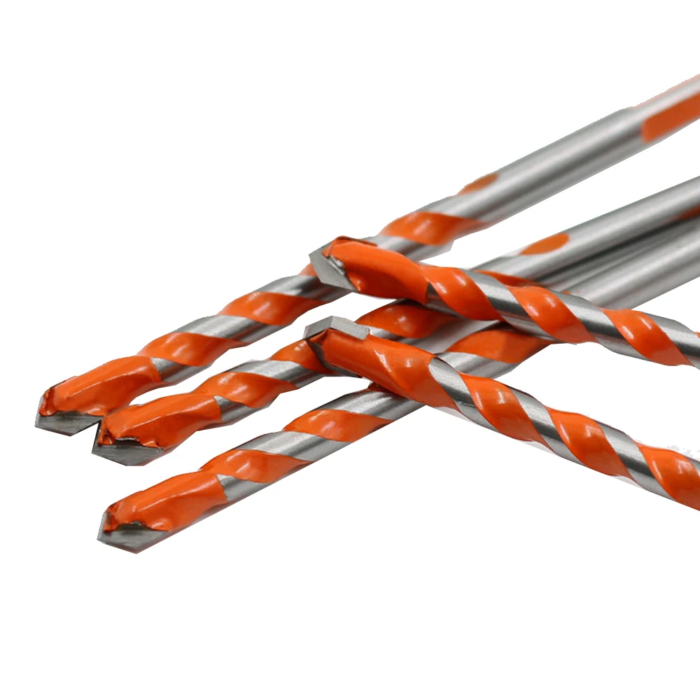 Juego de brocas triangulares multifuncionales para azulejos, ladrillo, vidrio, plástico, madera, piedra, 3-12mm