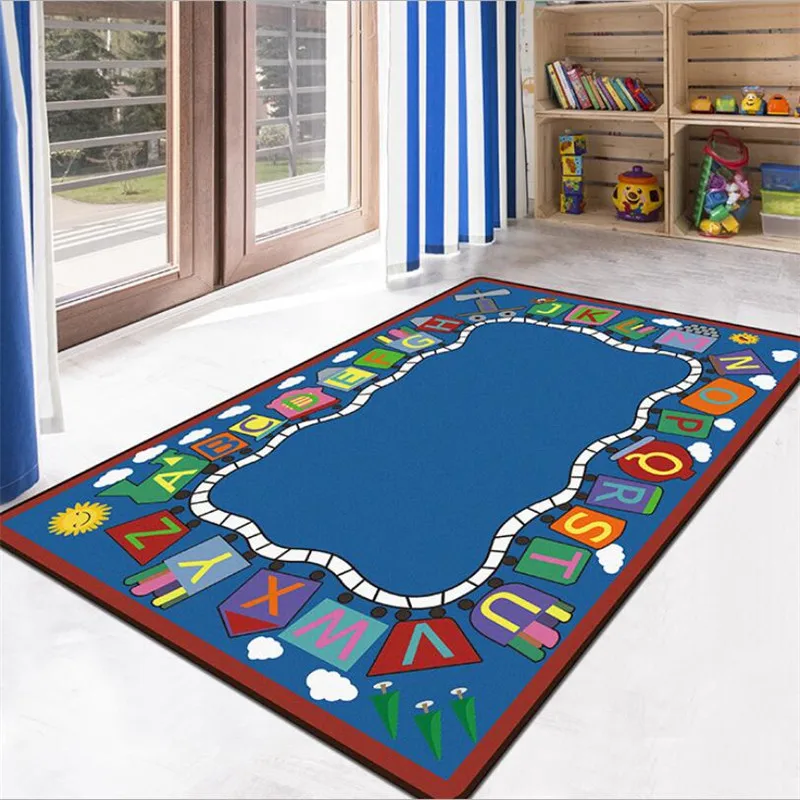 Kids Puzzle Game Shaggy Anti-Skid Floor play Mats 3D Carpet Non-slip rug Dining Living Room Soft Child Bedroom Mat Carpet 01