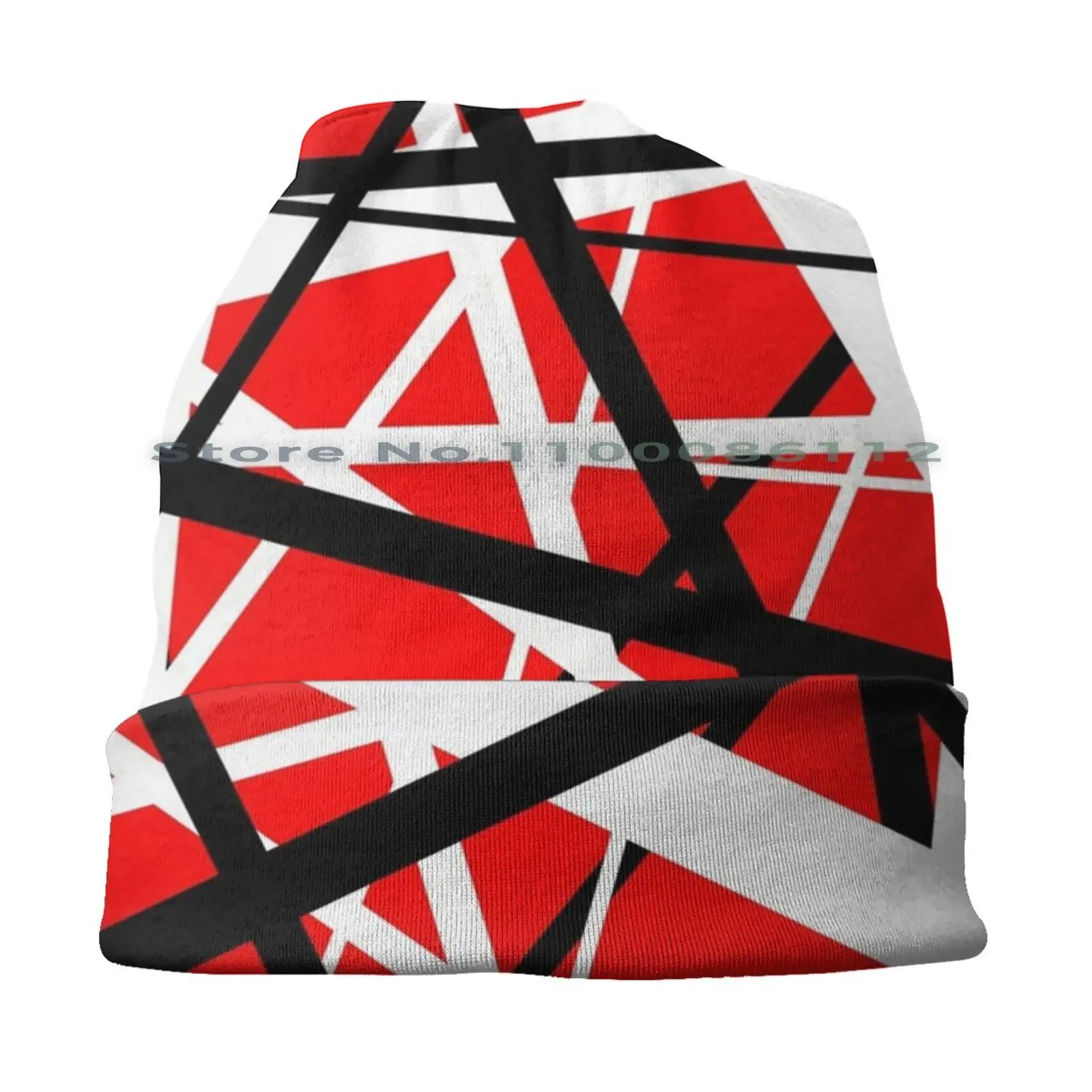 Frankenstein Pattern ( Red ) Bucket Hat Sun Cap Eddie David Lee Roth Wolfgang Evh Music Classic Rock Guitar Run Like Hell