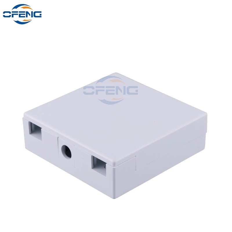 

2 ports FTTH desk box Fiber Optic Protection box Junction box Terminal panel panel box ABS 2 fiber ports 1 cable port customized