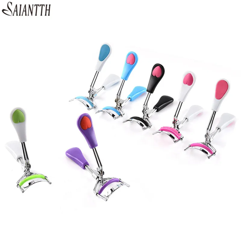 SAIANTTH heart handle partial eyelashes makeup wide angle curling eyelash curler beauty tools false eyelash curler aid zalotka