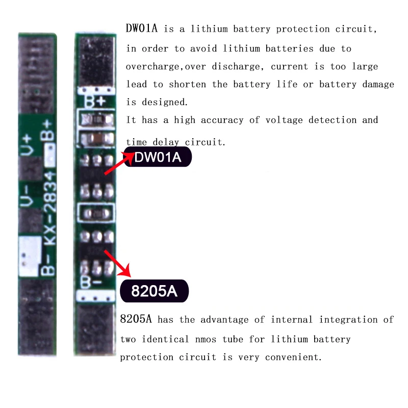 10 stücke 3,7 V 3A Li-Ion Lithium-Batterie 18650 Ladegerät Über Ladung Schutz Bord Mit Solder Gürtel Batterie Ladegerät zubehör – Detail 5
