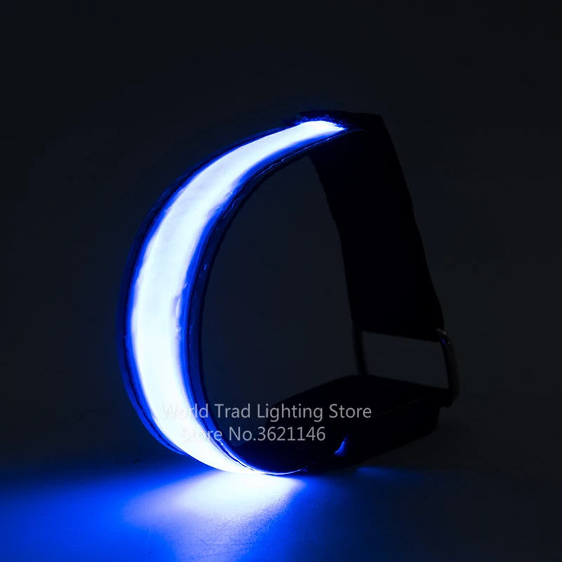 LED Luminous Arm guard Armband Strap Safety Belt Light Outdoor Running night cycling Bicycle Novelty Lighting Safety Warn lamp