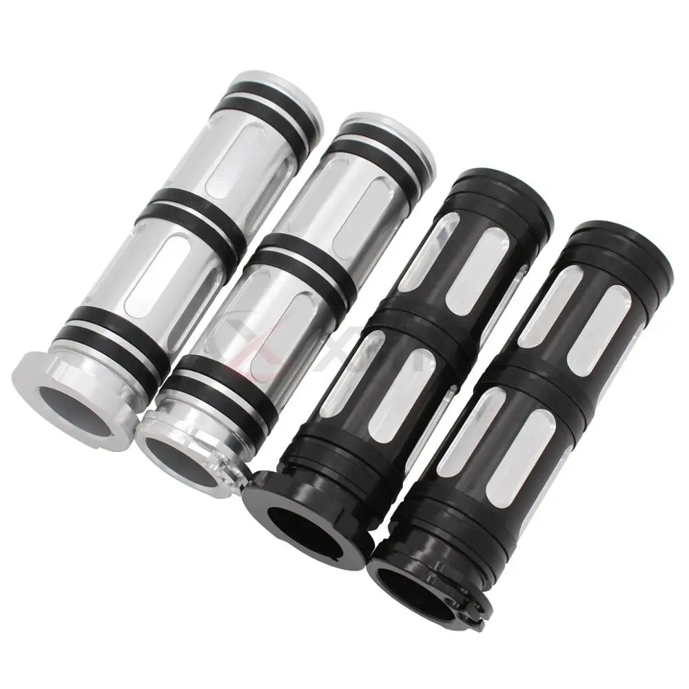 

1" 25mm Motorcycle CNC Aluminum Handlebar Hand Grips For Harley Sportster XL883 XL1200 Touring Dyna Softail Custom