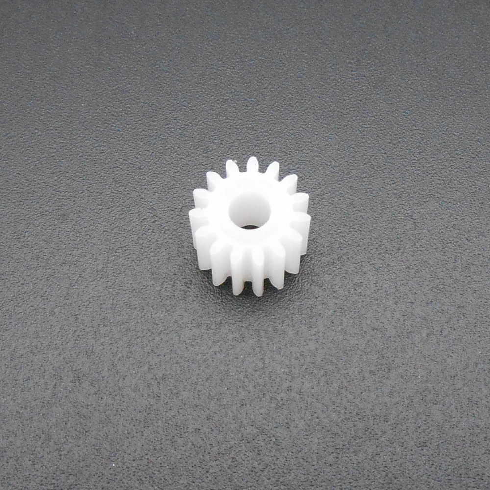 10Pcs 0.5M Plastic Spur Gear 0.5 Modulus T=15 15 Teeth Aperture 3.2mm 3.15mm Tight Fit 15T 3.2A DIY Model Dia 8.5mm X Height 6MM