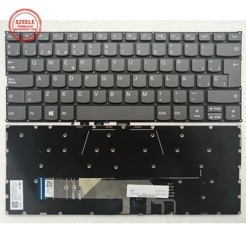 US/SP/FR/UK/BR Keyboard for Lenovo Flex 6-14IKB 14ARR Yoga 530-14IKB 530-14ARR Yoga 730-13IKB 730-13IWL 730-15IKB -15IWL 530-14