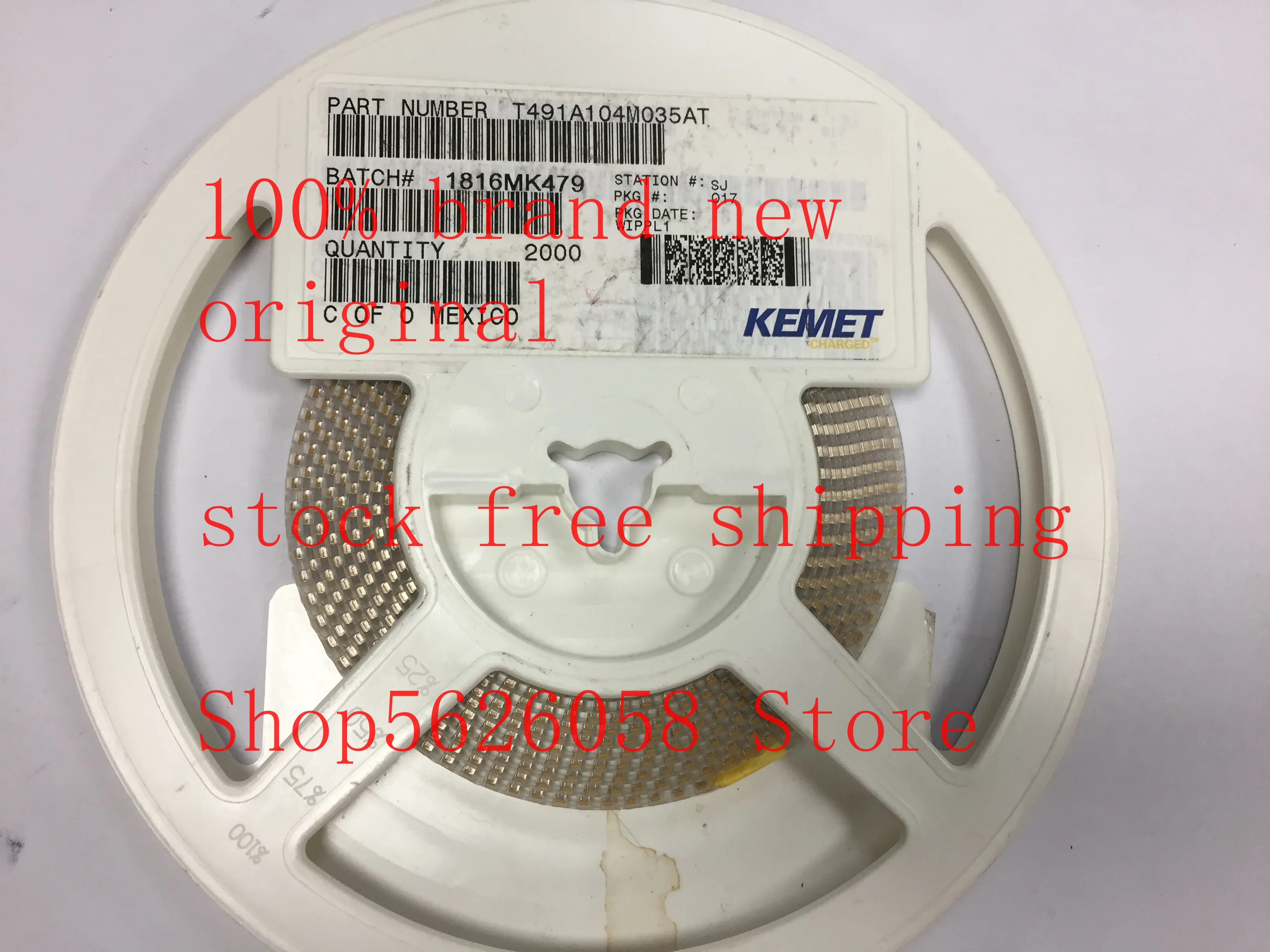 

T491A104M035AT SMD NEW STOCK 100% new original freeshipping 50PCS-3000PCS/LOT STOCK