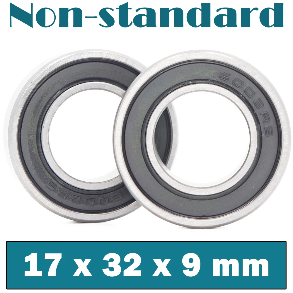 17329RS Electric Vehicle Bearing 17*32*9 mm 6002/17-2RS ( 2 PCS ) Non-standard Ball Bearings 17329-2RS