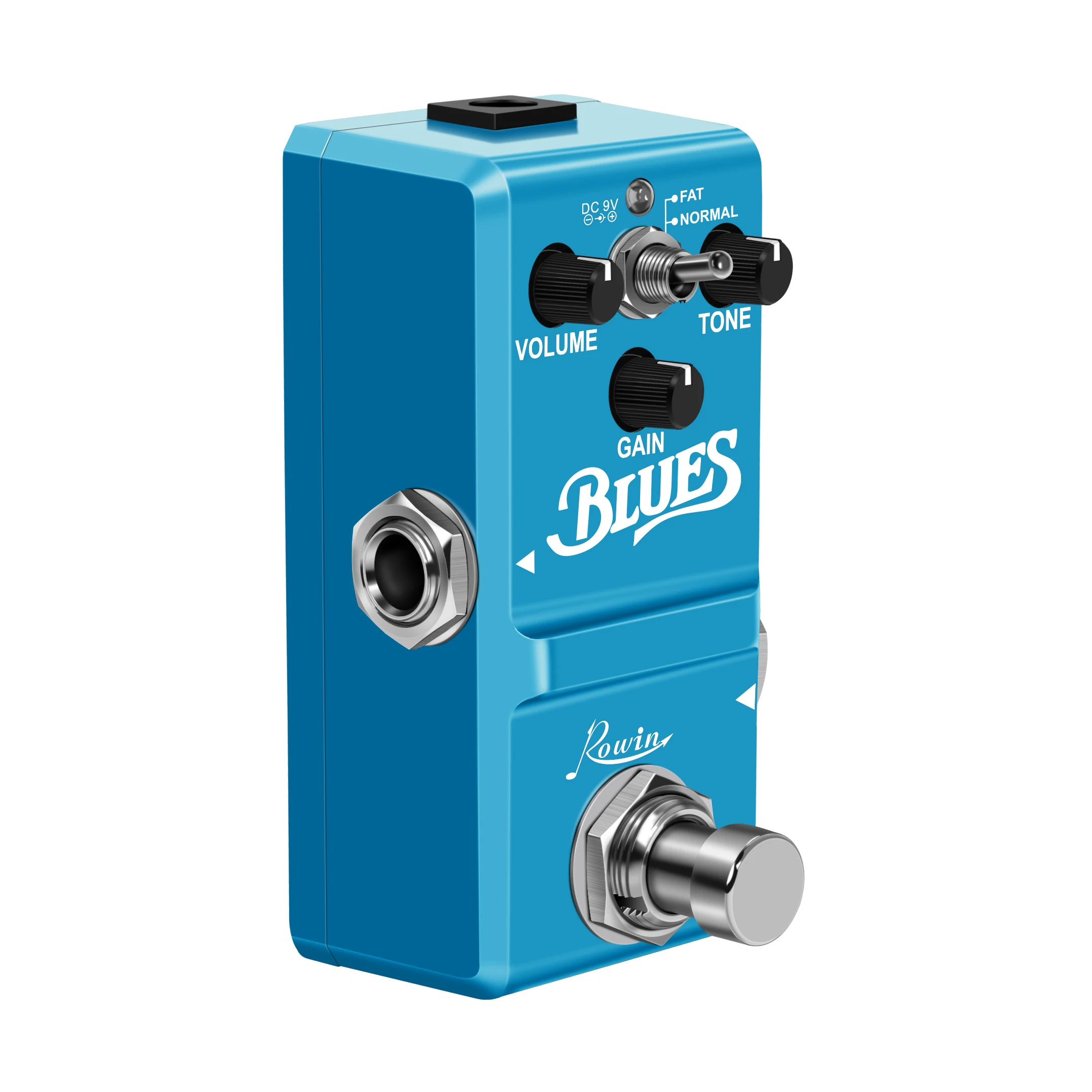 Rowin Guitar Overdrive Pedal Vintage Blues Wide Range Frequency Response Bluesy Style Effect Pedal For Guitar Bass accessories