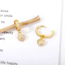 Heart Crystal Earrings for Women #6