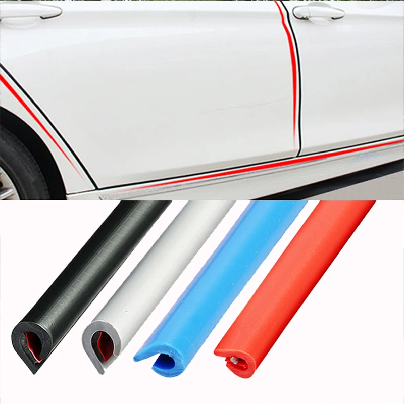 5M Car Door Edge Scratch Protector Sticker Bumper Strip For Cupra Seat Leon Ibiza Ateca Altea Xl 5f FR Mk2 Mk1 Mk4 2 1p 1m Exeo