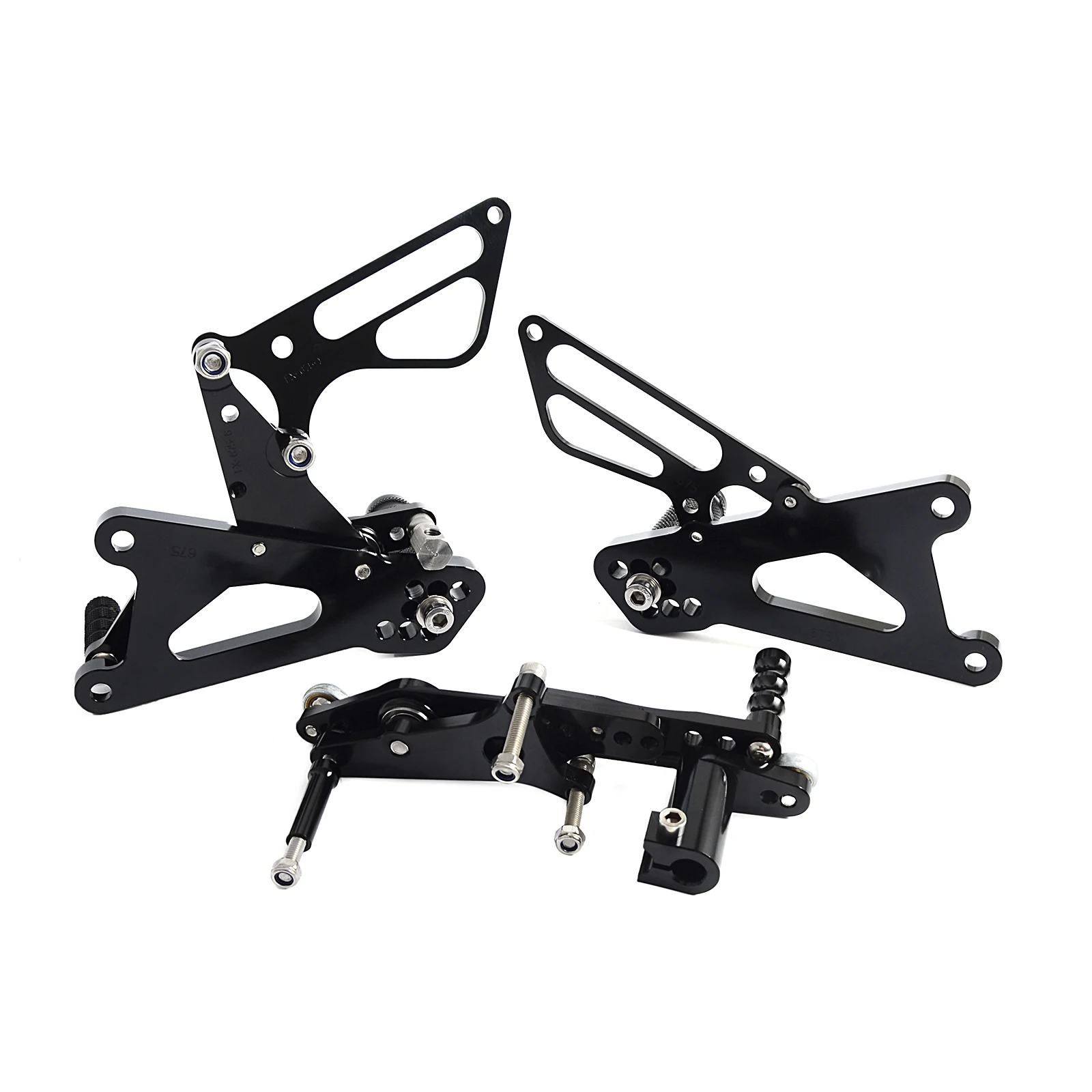 For Triumph Daytona 675 2006-2012 2007 2008 2009 2010 2011 Motorcycle Adjustable Rearsets Footrests Footpegs Shift Rod