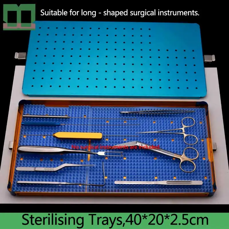 Sterilising trays single-deck silica gel surgical operating instrument Aluminium alloy Medical sterilizer large size