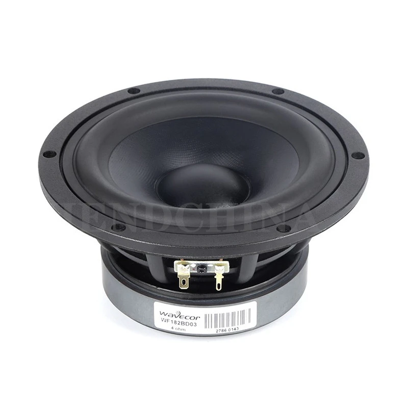 Imagem -04 - Cone de Papel Mid Woofer Speaker Driver Unit Die Cast Frame Chassis Hf018 Wf168bd03 04 Wf-018 Par