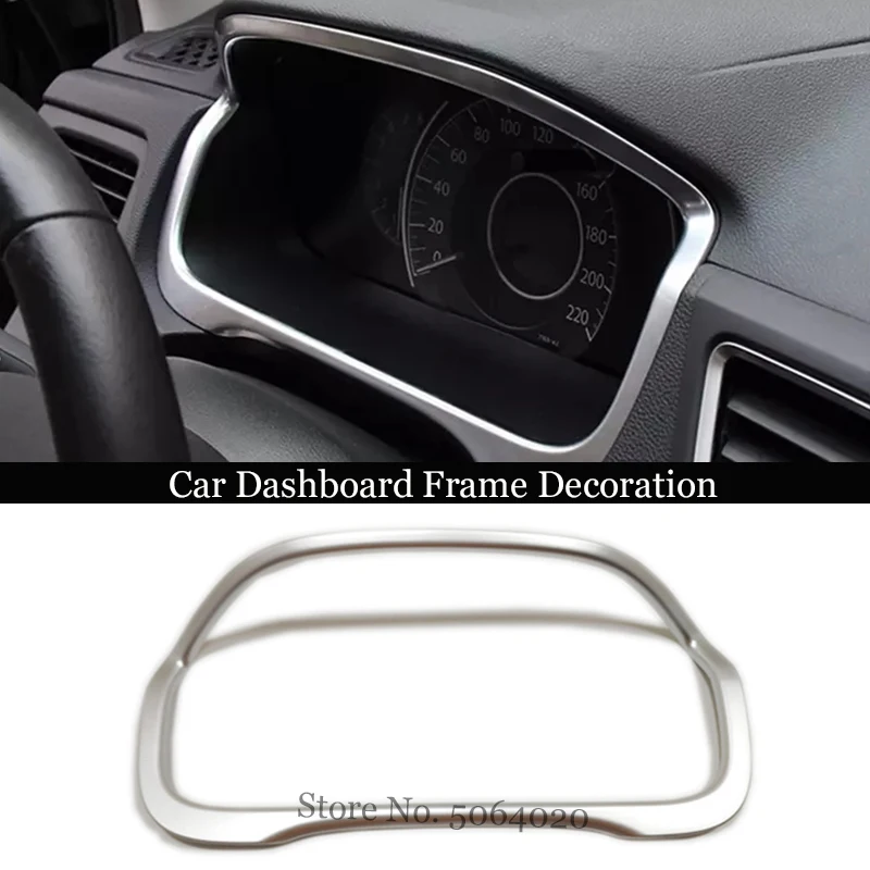 

ABS Chrome For Honda CRV CR-V 2012-2016 Auto Interior Moulding Accessories Car Dashboard Frame Sticker Cover Trim styling 1pcs