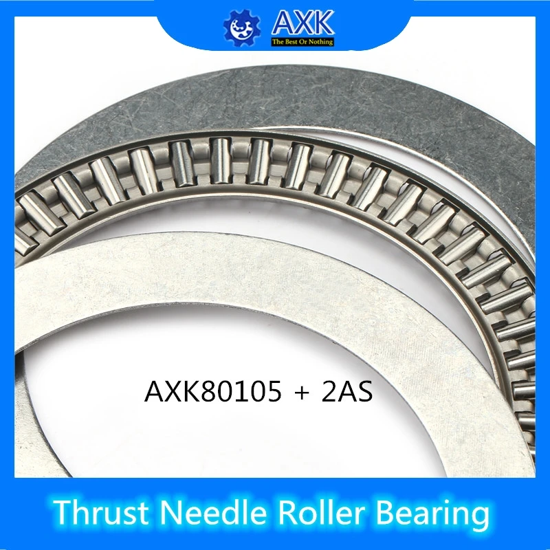 

AXK80105 + 2AS Thrust Needle Roller Bearing With Two AS80105 Washers 80*105*6mm ( 5 Pcs) AXK80105 889116 NTB80105 Bearings