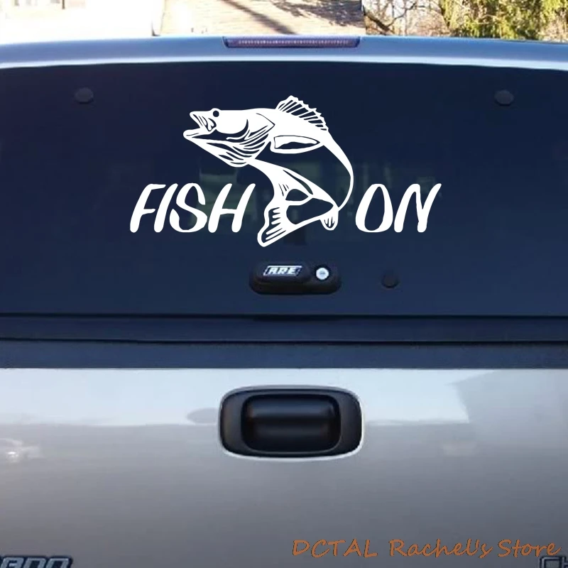 Trout Fish Car Sticker Fish Decal Fuel Tank Cover Door Window Trunk Motorcycle Helmet for Volkswagen VW Golf Polo SUV decor