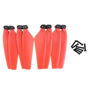 4PCS propeller for MJX Bugs 4W B4W EX3 D88 HS550 quadcopter aerial photography accessories red