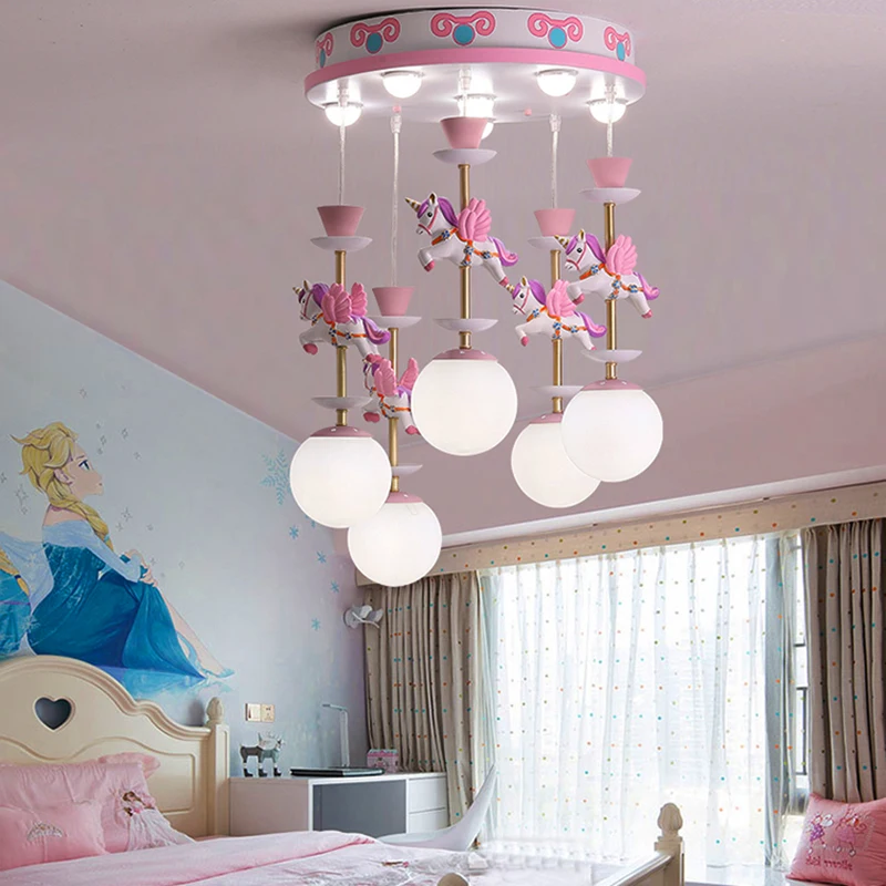 Kidsbedroom decor led lights for room indoor chandelier lighting chandeliers ceiling lamps for living room decoration lampadario