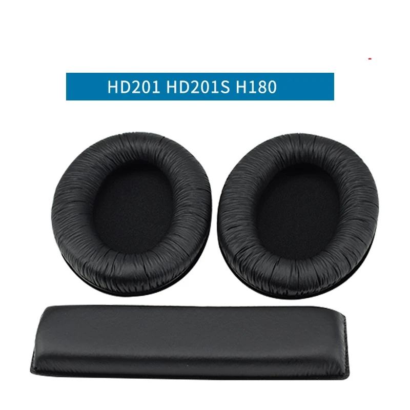 Accessori per cuffie per Sennheiser HD201 HD201S HD180 HD206 Paraorecchie Fascia protettiva Copertura protettiva Spugna Ear Pad